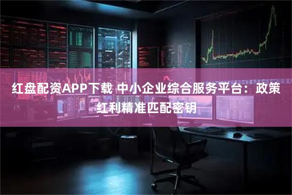 红盘配资APP下载 中小企业综合服务平台：政策红利精准匹配密钥