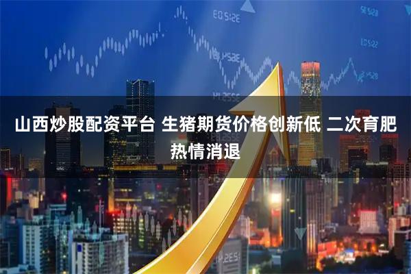 山西炒股配资平台 生猪期货价格创新低 二次育肥热情消退