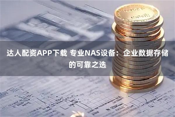 达人配资APP下载 专业NAS设备:企业数据存储的可靠之选