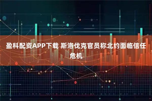 盈科配资APP下载 斯洛伐克官员称北约面临信任危机